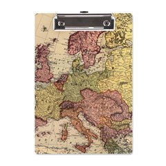 Retro Old Vintage Map Of Europe A5 Acrylic Clipboard