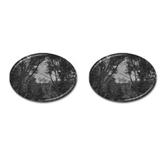 Patagonia Forest, Nahuel Huapi National Park, Rio Negro, Argentina Cufflinks (oval)