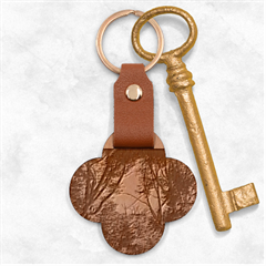 Patagonia Forest, Nahuel Huapi National Park, Rio Negro, Argentina Engraved Wood Key Chain