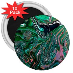 Malachite  3  Magnets (10 Pack) 