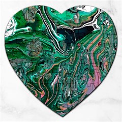 Malachite  Jigsaw Puzzle (heart)