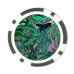 Malachite  Poker Chip Card Guard (10 Pack)