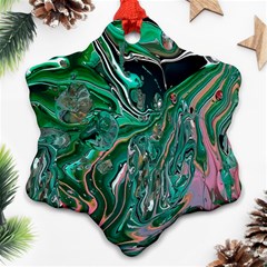 Malachite  Ornament (snowflake)