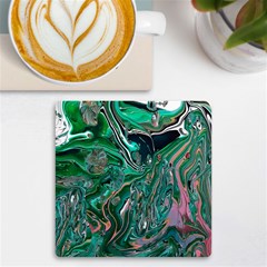 Malachite  Uv Print Square Tile Coaster 