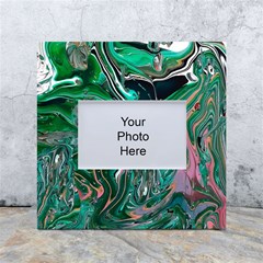 Malachite  White Box Photo Frame 4  X 6 