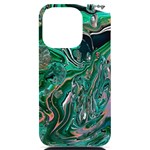 Malachite  iPhone 14 Pro Black UV Print PC Hardshell Case Front