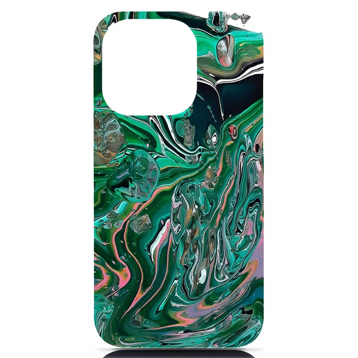 Malachite  iPhone 14 Pro Black UV Print PC Hardshell Case