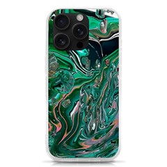 Malachite  Iphone 16 Pro Tpu Uv Print Case by kaleidomarblingart