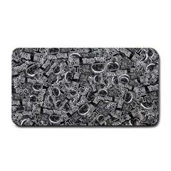 Be True Be Yourself Typographic Print Pattern Medium Bar Mat