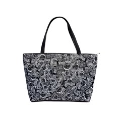 Be True Be Yourself Typographic Print Pattern Classic Shoulder Handbag