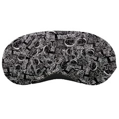 Be True Be Yourself Typographic Print Pattern Sleep Mask