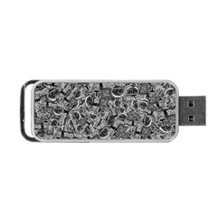 Be True Be Yourself Typographic Print Pattern Portable Usb Flash (one Side)