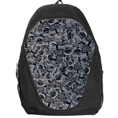 Be True Be Yourself Typographic Print Pattern Backpack Bag