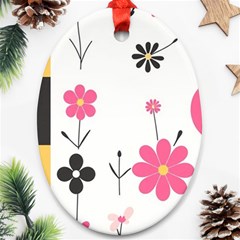  Minimalist Pattern With Simple Lines,flower And Shapes, Creating A Clean And Modern Ornament (oval)