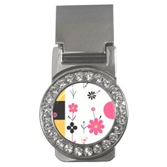  Minimalist Pattern With Simple Lines,flower And Shapes, Creating A Clean And Modern Money Clips (cz) 