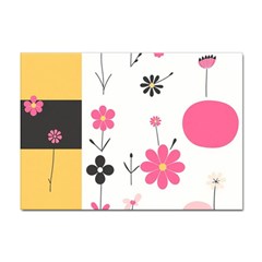  Minimalist Pattern With Simple Lines,flower And Shapes, Creating A Clean And Modern Sticker A4 (100 Pack)