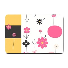  Minimalist Pattern With Simple Lines,flower And Shapes, Creating A Clean And Modern Small Doormat by myclothy