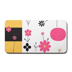  Minimalist Pattern With Simple Lines,flower And Shapes, Creating A Clean And Modern Medium Bar Mat by myclothy