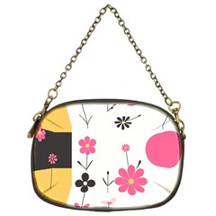  Minimalist Pattern With Simple Lines,flower And Shapes, Creating A Clean And Modern Chain Purse (one Side)