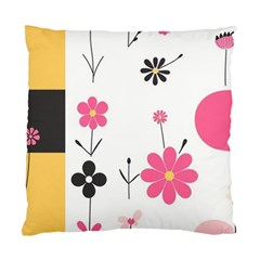  Minimalist Pattern With Simple Lines,flower And Shapes, Creating A Clean And Modern Standard Cushion Case (one Side)