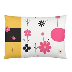  Minimalist Pattern With Simple Lines,flower And Shapes, Creating A Clean And Modern Pillow Case