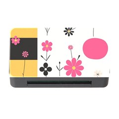  Minimalist Pattern With Simple Lines,flower And Shapes, Creating A Clean And Modern Memory Card Reader With Cf