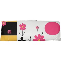  Minimalist Pattern With Simple Lines,flower And Shapes, Creating A Clean And Modern 25 x71  Body Pillow Case Dakimakura (two Sides) by myclothy