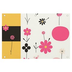  Minimalist Pattern With Simple Lines,flower And Shapes, Creating A Clean And Modern Banner And Sign 6  X 4  by myclothy