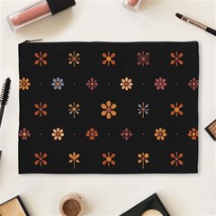 Minimalist Pattern With Simple Lines,flower And Shapes, Creating A Clean And Modern Cosmetic Bag (xl)