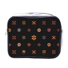 Minimalist Pattern With Simple Lines,flower And Shapes, Creating A Clean And Modern Mini Toiletries Bag (one Side)