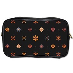 Minimalist Pattern With Simple Lines,flower And Shapes, Creating A Clean And Modern Toiletries Bag (one Side)