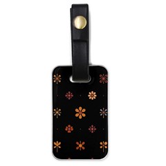 Minimalist Pattern With Simple Lines,flower And Shapes, Creating A Clean And Modern Luggage Tag (one Side)