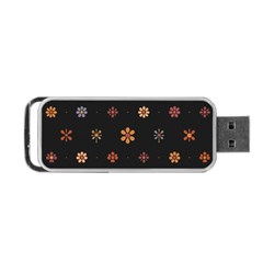 Minimalist Pattern With Simple Lines,flower And Shapes, Creating A Clean And Modern Portable Usb Flash (one Side)