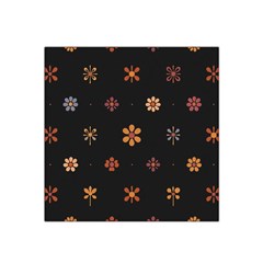 Minimalist Pattern With Simple Lines,flower And Shapes, Creating A Clean And Modern Satin Bandana Scarf 22  X 22 