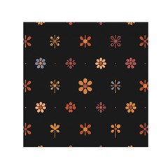 Minimalist Pattern With Simple Lines,flower And Shapes, Creating A Clean And Modern Square Satin Scarf (30  X 30 )