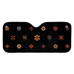 Minimalist Pattern With Simple Lines,flower And Shapes, Creating A Clean And Modern Car Windshield Sunshade by myclothy