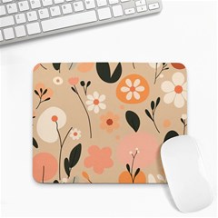 Minimalist Pattern With Simple Lines,flower And Shapes, Creating A Clean And Modern Small Mousepad