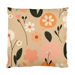 Minimalist Pattern With Simple Lines,flower And Shapes, Creating A Clean And Modern Standard Cushion Case (two Sides)