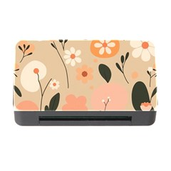 Minimalist Pattern With Simple Lines,flower And Shapes, Creating A Clean And Modern Memory Card Reader With Cf