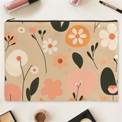 Minimalist Pattern With Simple Lines,flower And Shapes, Creating A Clean And Modern Cosmetic Bag (xxxl)