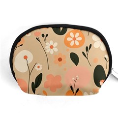 Minimalist Pattern With Simple Lines,flower And Shapes, Creating A Clean And Modern Accessory Pouch (medium)