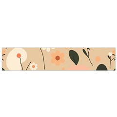 Minimalist Pattern With Simple Lines,flower And Shapes, Creating A Clean And Modern Small Premium Plush Fleece Scarf