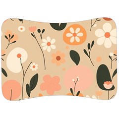 Minimalist Pattern With Simple Lines,flower And Shapes, Creating A Clean And Modern Velour Seat Head Rest Cushion by myclothy