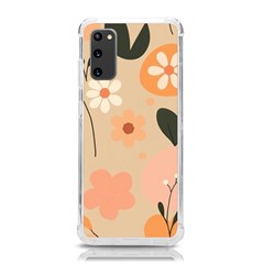 Minimalist Pattern With Simple Lines,flower And Shapes, Creating A Clean And Modern Samsung Galaxy S20 6 2 Inch Tpu Uv Case