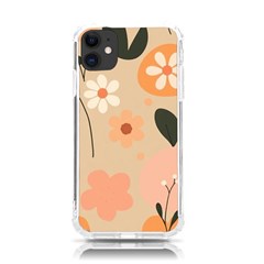 Minimalist Pattern With Simple Lines,flower And Shapes, Creating A Clean And Modern Iphone 11 Tpu Uv Print Case