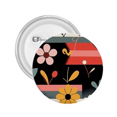  Minimalist Pattern With Simple Lines,flower And Shapes, Creating A Clean And Modern 2 25  Buttons