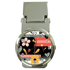  Minimalist Pattern With Simple Lines,flower And Shapes, Creating A Clean And Modern Money Clip Watches