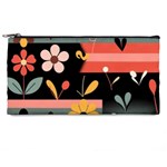  Minimalist Pattern With Simple Lines,flower And Shapes, Creating A Clean And Modern Pencil Cases Front