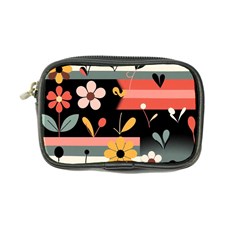  Minimalist Pattern With Simple Lines,flower And Shapes, Creating A Clean And Modern Coin Purse