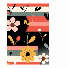  Minimalist Pattern With Simple Lines,flower And Shapes, Creating A Clean And Modern Small Garden Flag (two Sides)